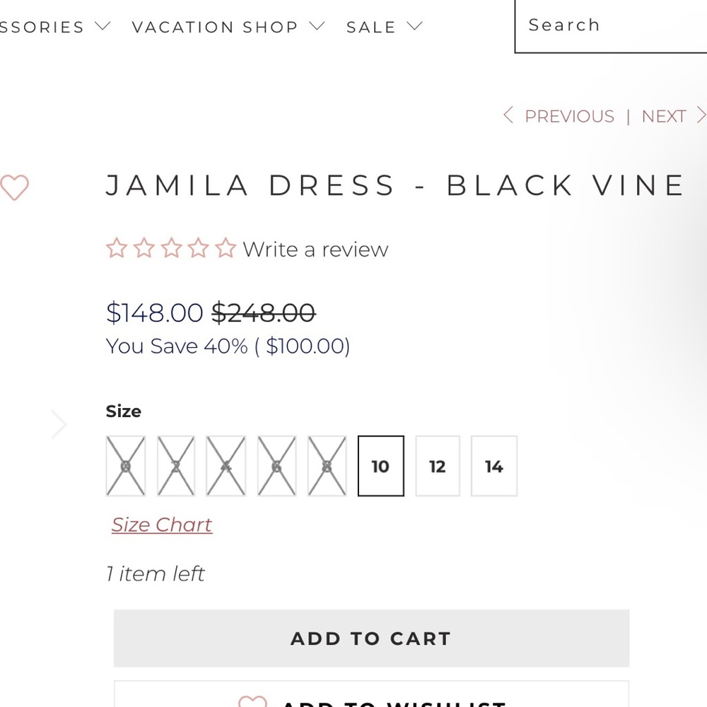 Eva Franco Jamila Dress - Black Vine Woman’s Size 2 New With Tags - Picture 16 of 16